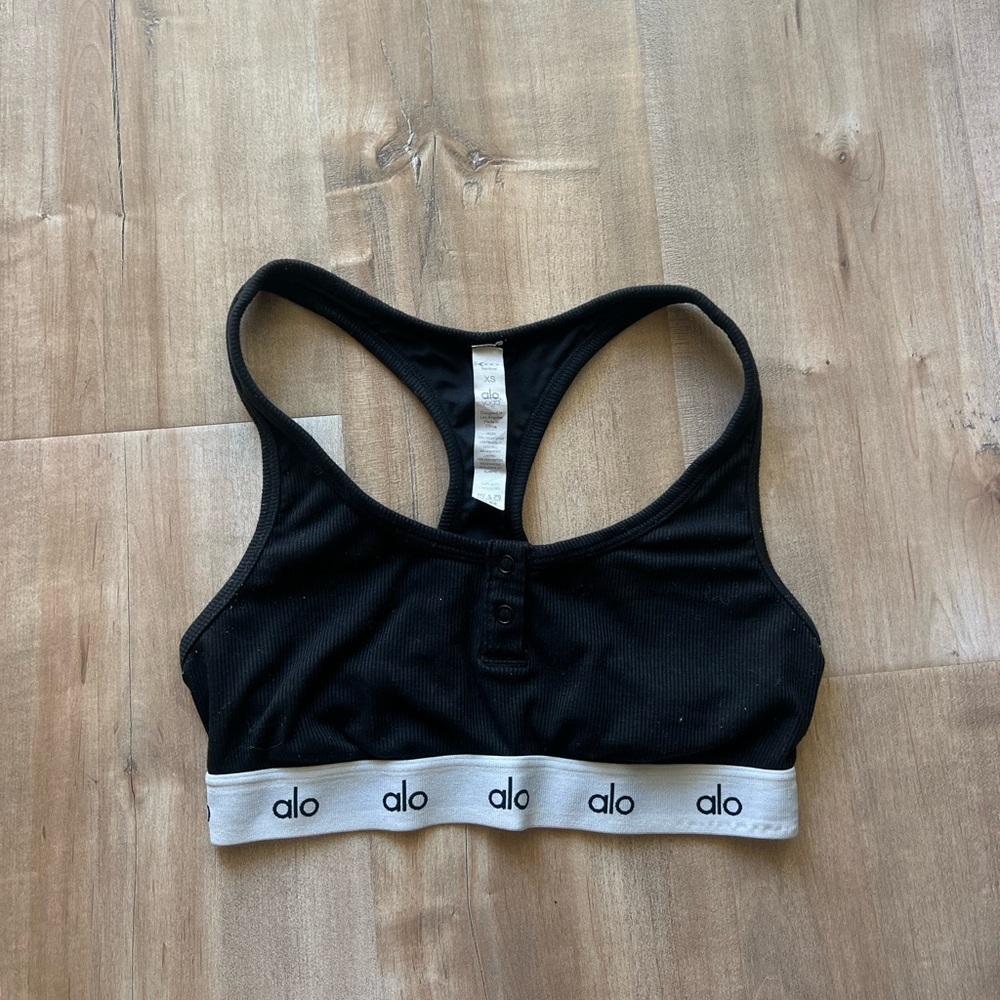 Alo Ribbed Bra